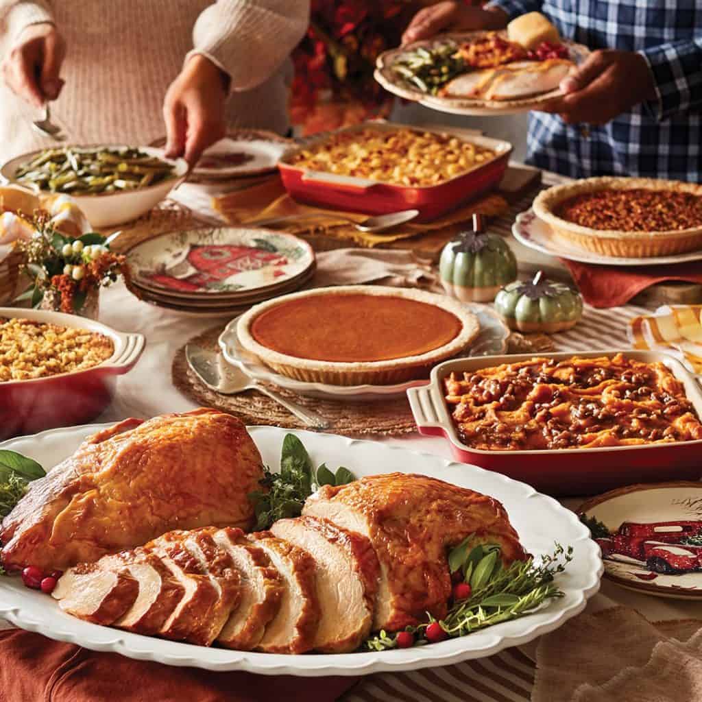 Cracker Barrel Thanksgiving meal