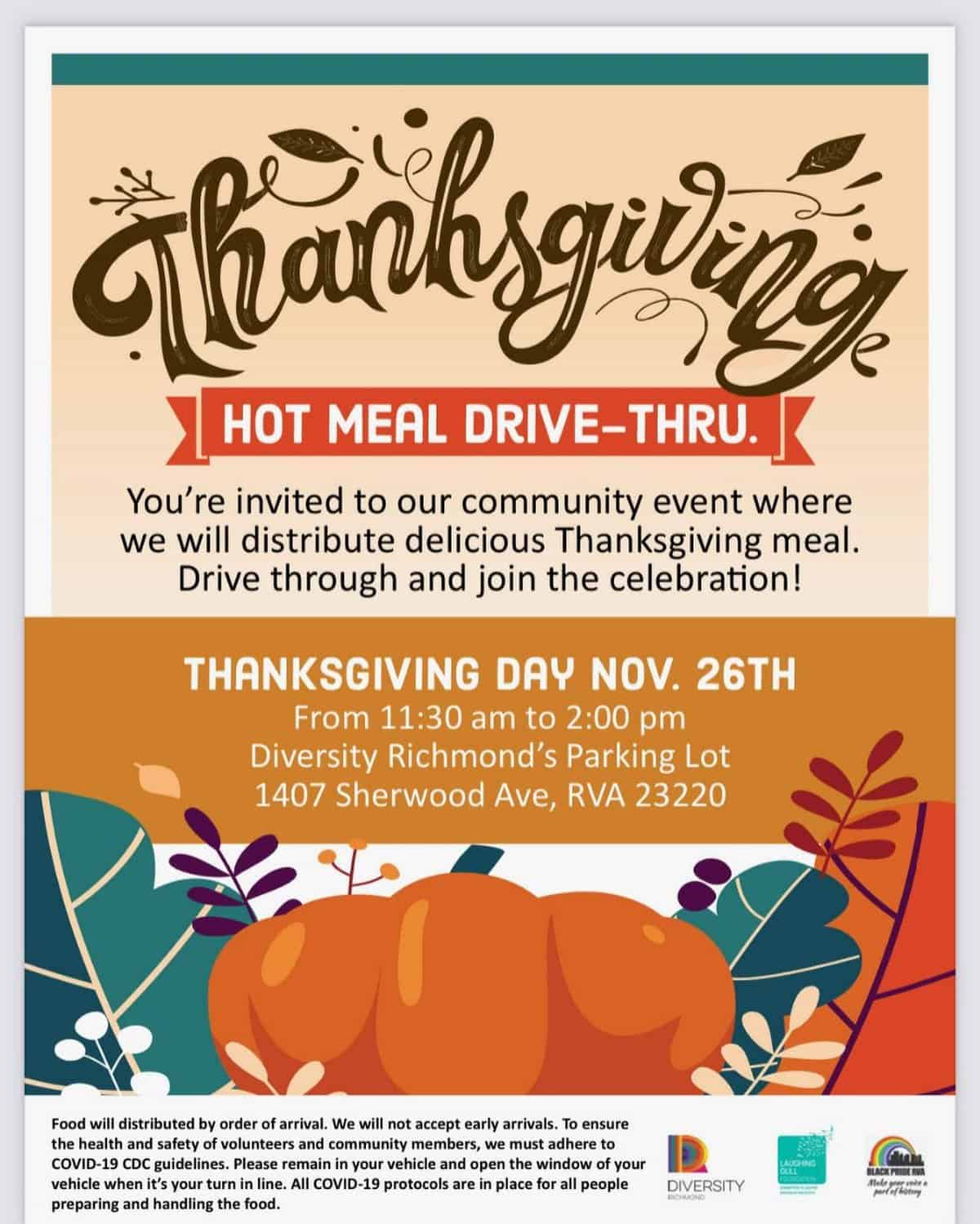 Free Thanksgiving Meals For Those In Need Around Richmond Enjoying Rva And All It Has To Offer