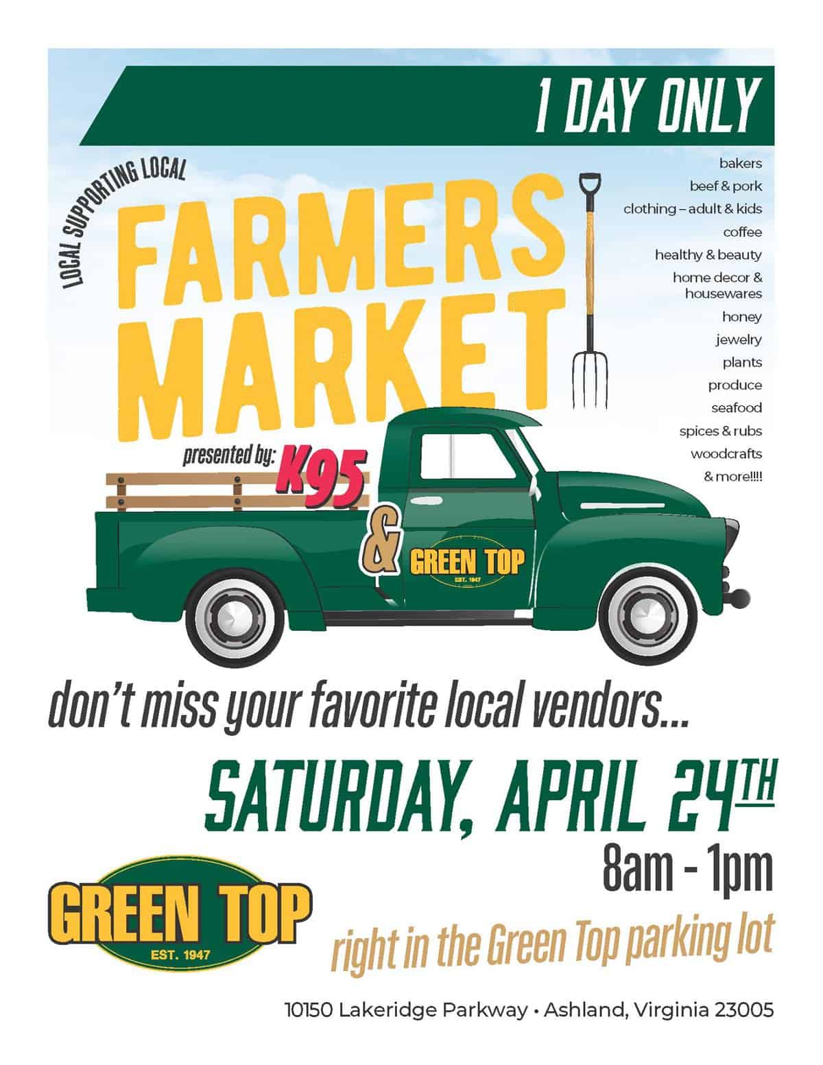 Green Top Market Enjoying RVA and all it has to offer!