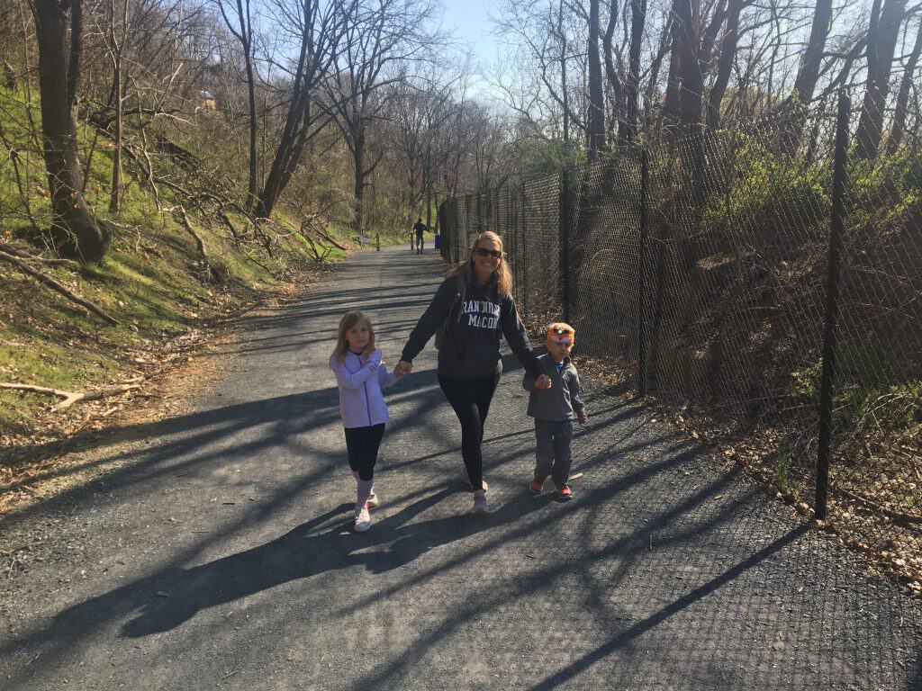 walking to tunnel from East Trailhead