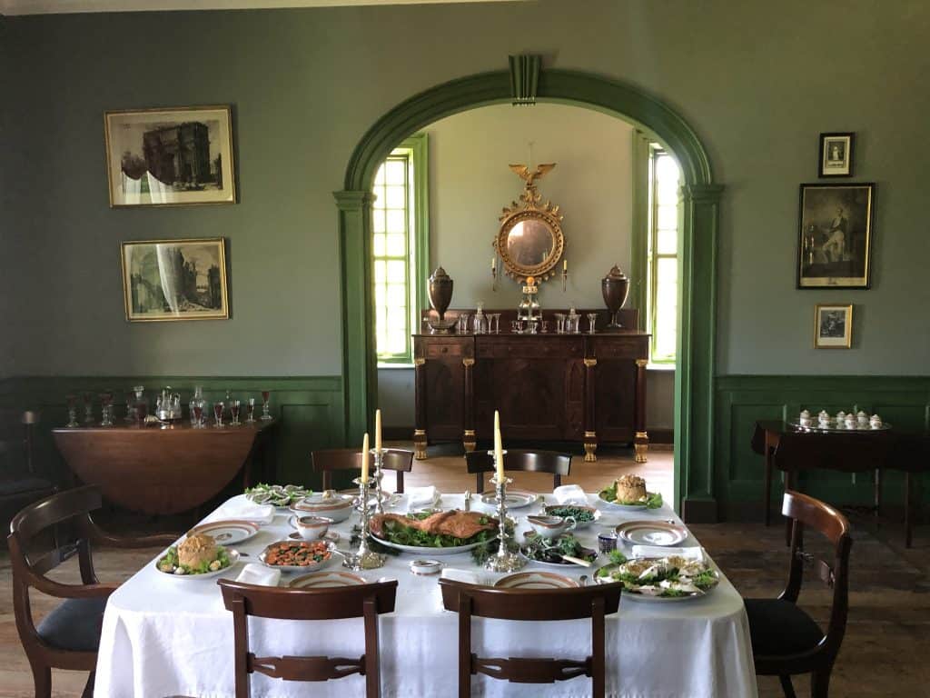 Stratford Hall dining room