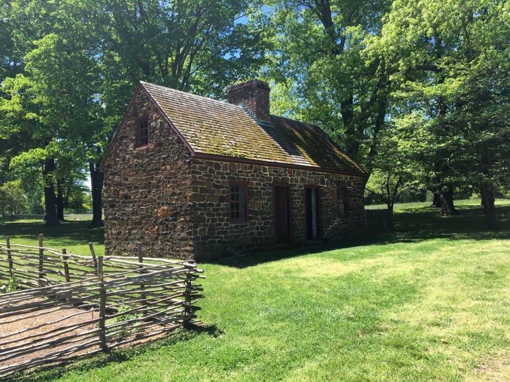 Enslaved laborers quarters at Stratford Hall