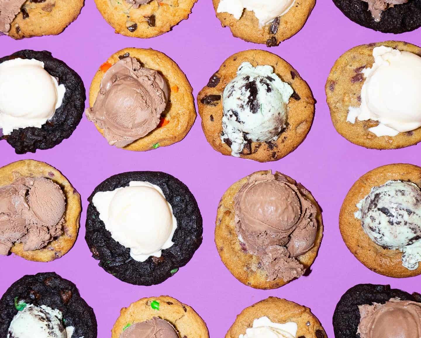 Insomnia Cookies with ice cream Enjoying RVA and all it has to offer!