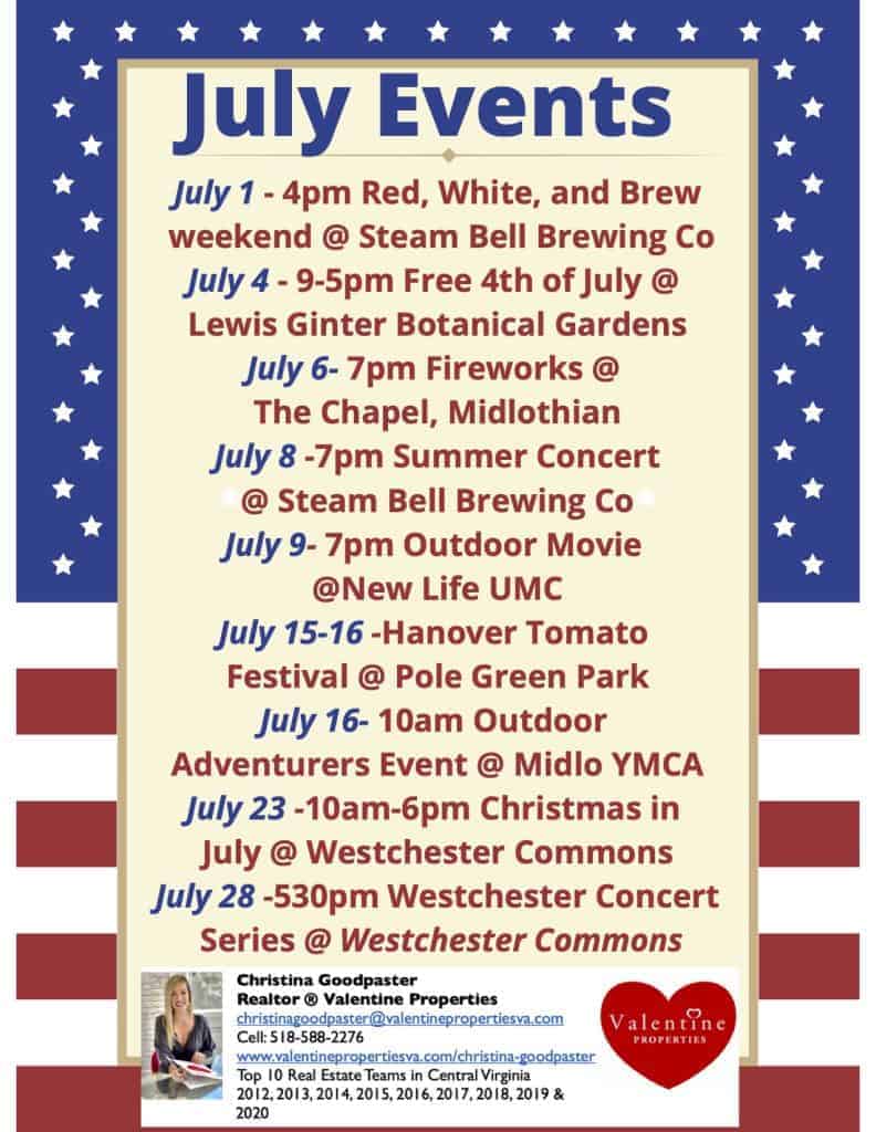 Fun July Events Around Richmond