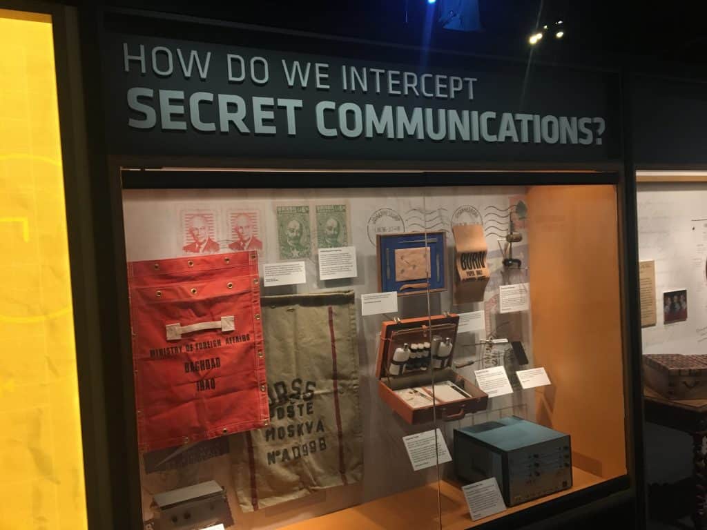 Display at the Spy Museum