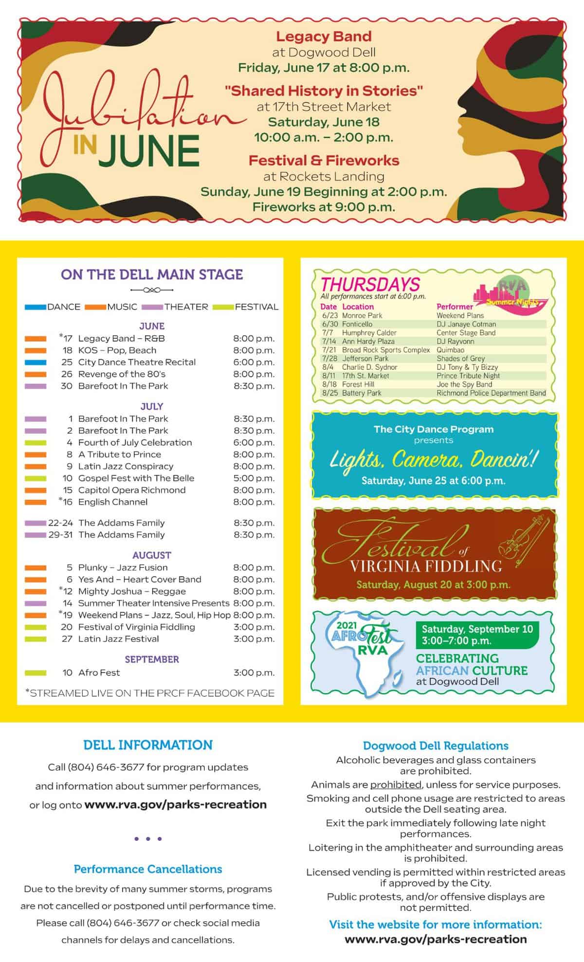 Dogwood Dell Festival of the Arts FREE Entertainment & Events
