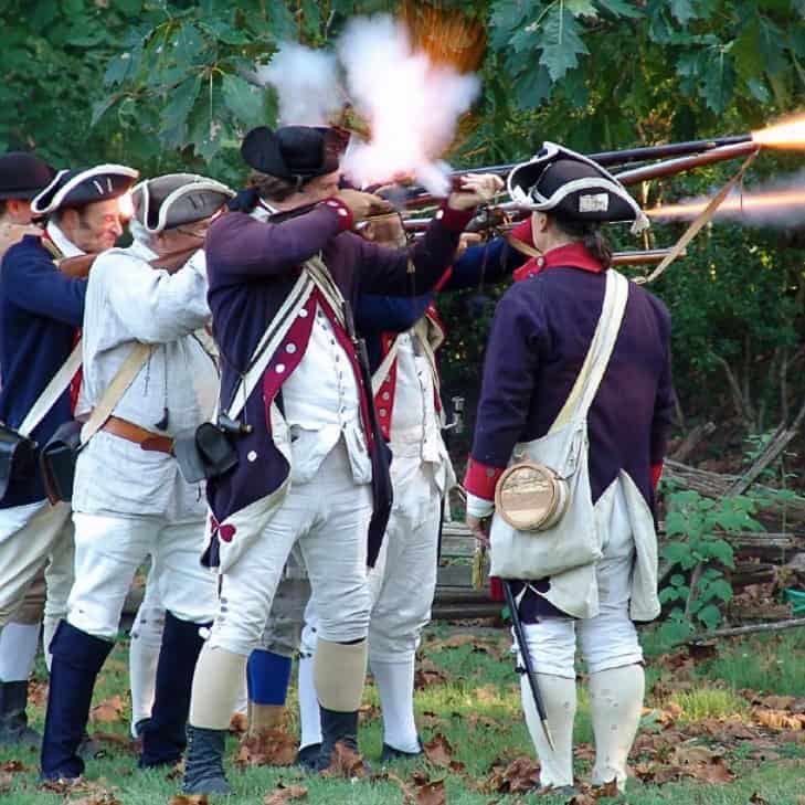 Musket firing