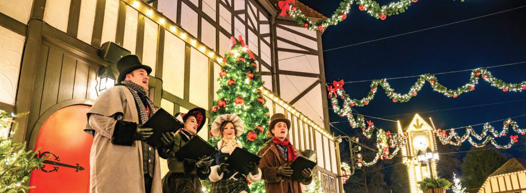 Carolers at Busch Gardens Christmas Town