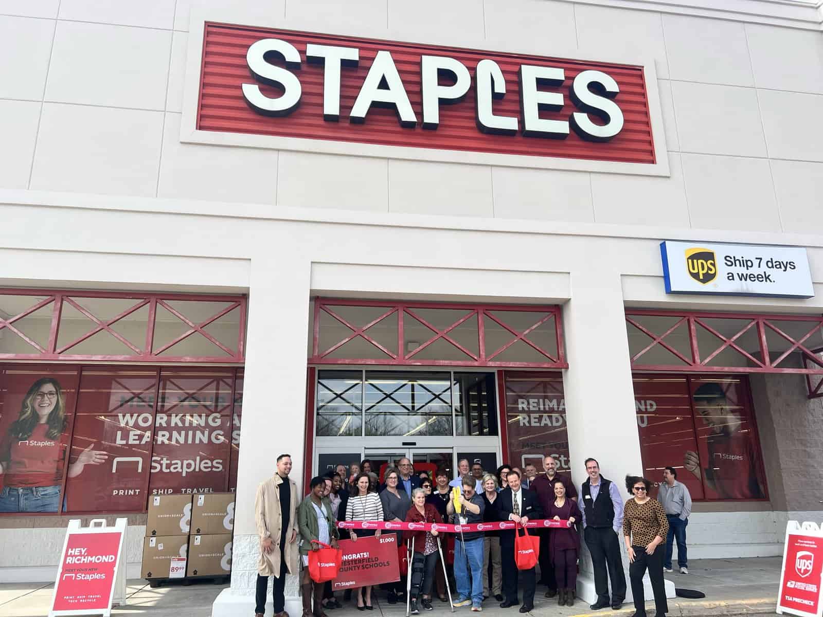 Four new reimagined STAPLES stores across Richmond Enjoying RVA and